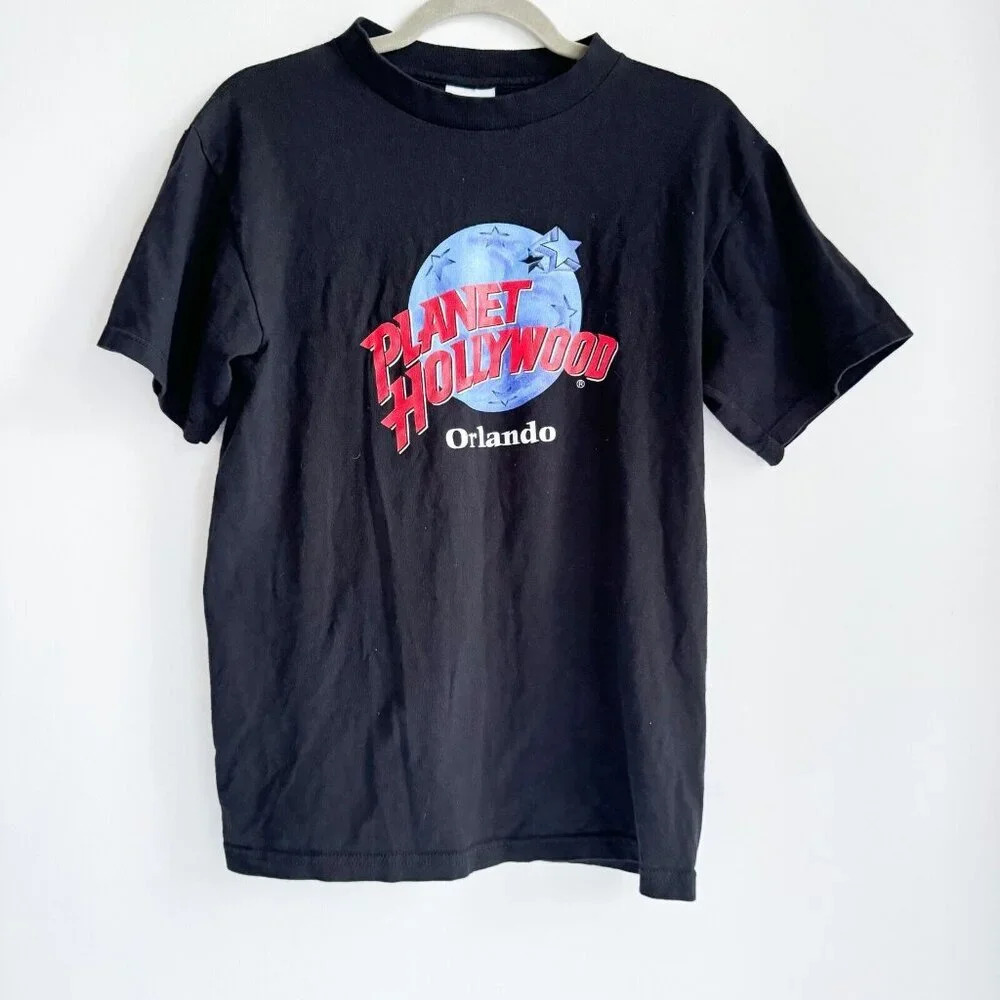 Planet Hollywood Orlando Vintage Classic Logo T Shirt S